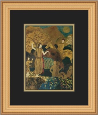 Charles Prendergast Figures II Custom Framed Print