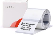 NIIMBOT Label Maker Tape, 1.57" x 1.18" 40 30 mm Printer Sticker Paper with...