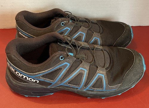 Scarpe da corsa Salomon uomo speed cross trail nere blu taglia 6 M sport outdoor - Foto 3 di 9