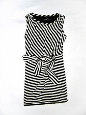 New Without Tags GUESS Black & White Striped Dress Size 8!
