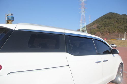 Window Sun Chrome Visor Vent Wind Rain 6p for 2014 - 2020 Kia Sedona Carmival - Picture 7 of 10