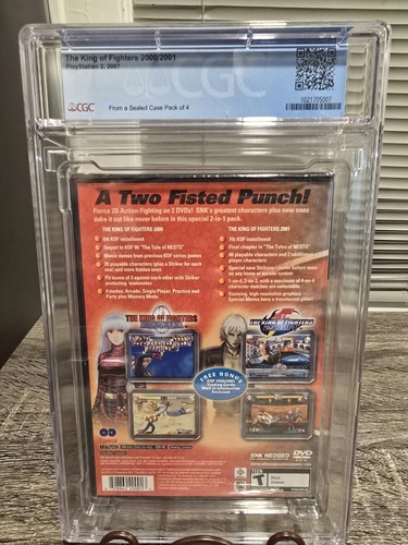King of Fighters 2000 & 2001 (Sony PlayStation 2, 2003) - CGC Graded 9.9 A++ - Picture 5 of 8