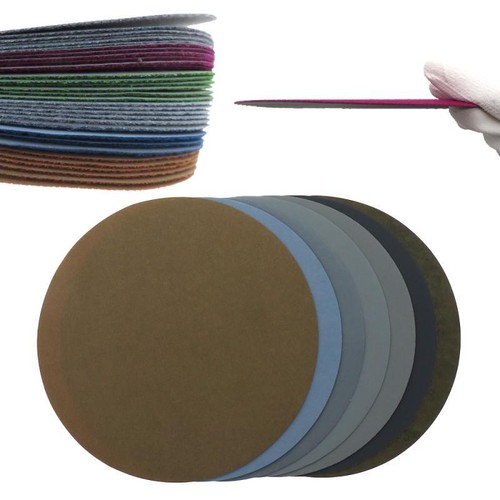 1~8Inch Round Wet Water Sanding Disc Flocking Sandpaper Waterproof 800~10000Grit - Picture 3 of 14