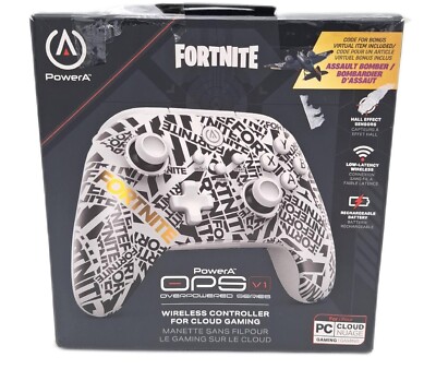 PowerA OPS v1 Kabelloser Controller Cloud Gaming Fortnite Edition Spielsteuerung