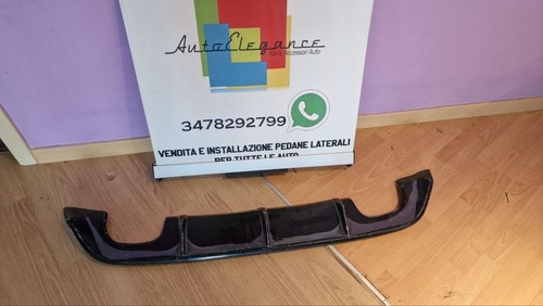 DIFFUSORE ADATTO PER VW POLO AW1 2018-2021 STANDARD LOOK R LINE NERO LUCIDO - Imagen 6 de 7