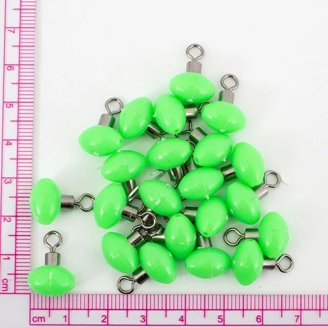 POLEA PLATAFORMA GIRATORIA CUENTAS LUMO PARA PLATAFORMAS DE LÍNEA DE CLIP DE CEBO DE PESCA MARINA PAQUETE DE 20 A GRANEL Foto 3 de 3