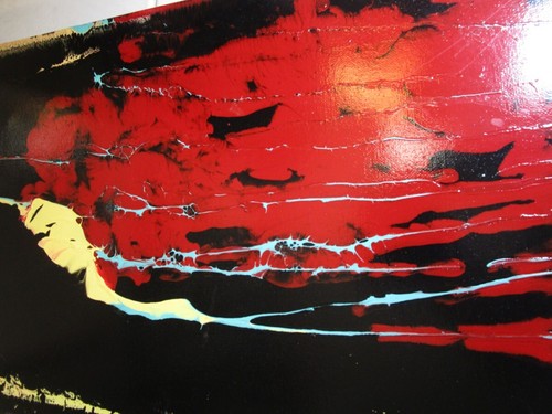 12X24 Original painting MUSK YAI Modern Abstract acrylic Canvas RTH - Bild 3 von 5