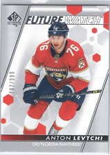 ANTON LEVTCHI 2022-23 UPPER DECK SP AUTHENTIC FUTURE WATCH SP /999 #193