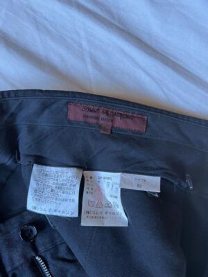 パンツ 90s COMME des GARCONS HOMME 2tuck slacks 90S Comme Des Garcons Homme Deux Slacks Size JP-L Men Japan