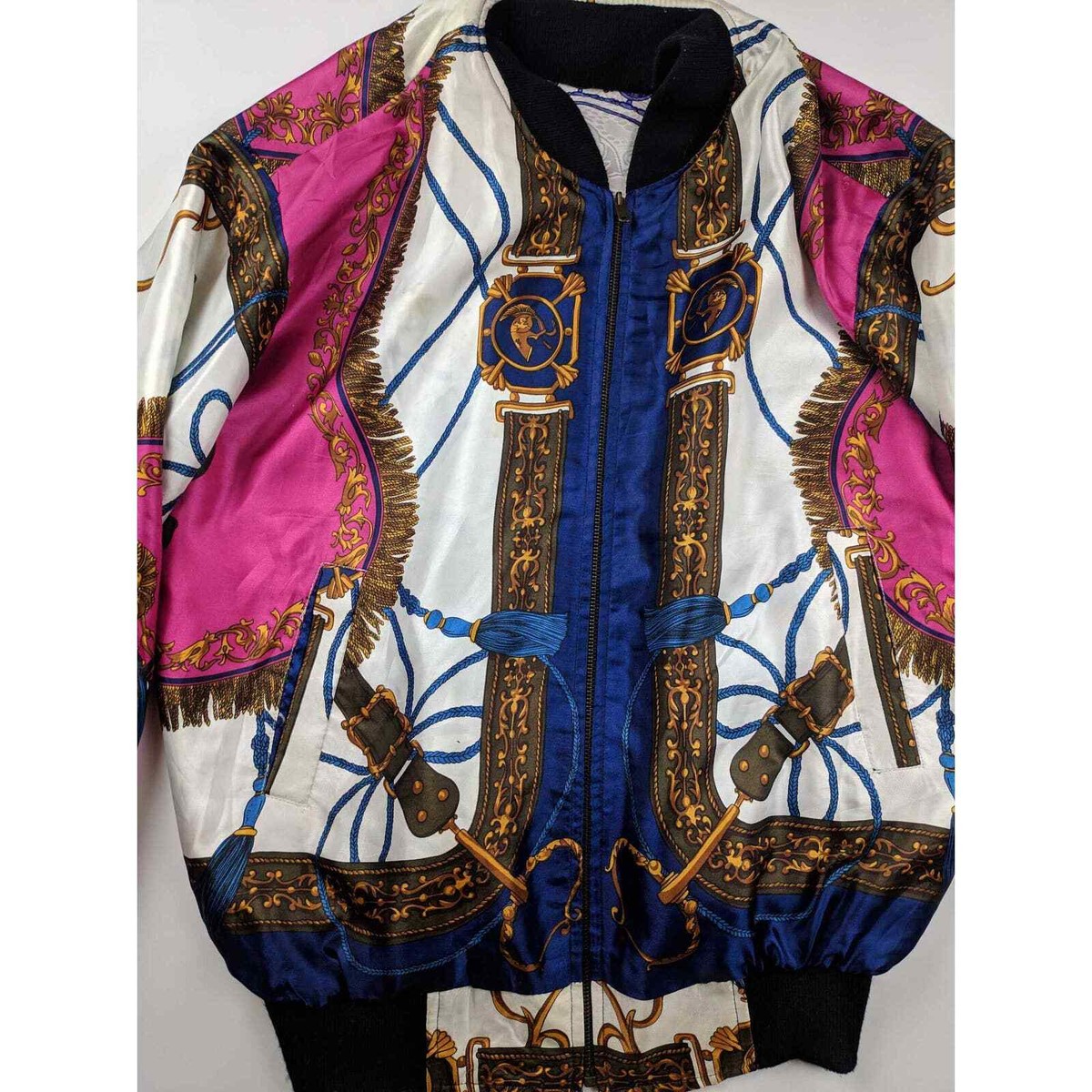 Vintage M Baroque Reversible Silky Jacket | eBay