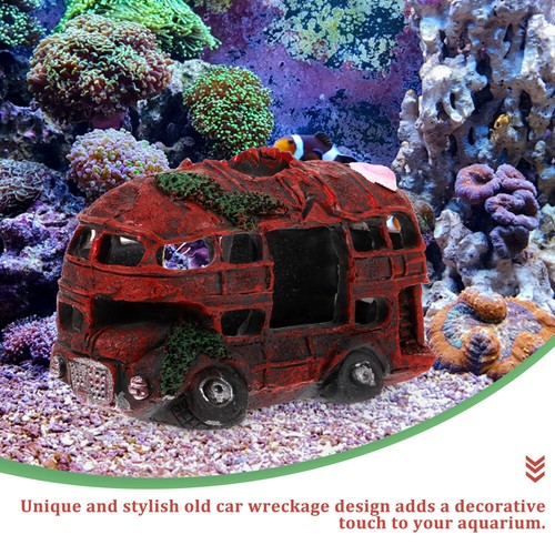 Décoration daquarium en résine, artisanat de voiture, décoration vendre daquarium de