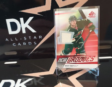 BROCK FABER 2023-24 SP Game Used NEW GROOVES ROOKIE JERSEY RC red fragment NG-10