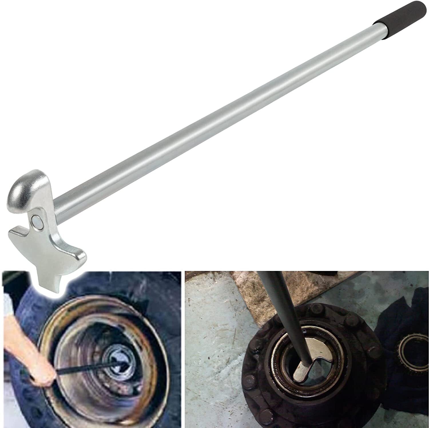 28" Long For Trailer Truck Steering Axles Tool 5085 Hub Oil Seal Puller Remover