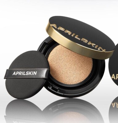 APRILSKIN Magic Snow Cushion Black 15g + Refill 15g #19 FAIR BEIGE