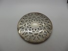 Vintage Silverplate Ornate Trivet Hot Pad Plate Mcm kitchen decor