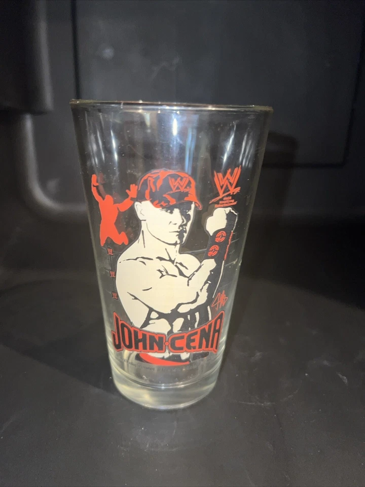 Vaso de vidrio WWE John Cena 2007 16 oz. Foto 2 de 2