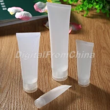 10pcs Empty Clear Tube Cosmetic Cream Lotion Containers 15/30/50/100ml Fashion