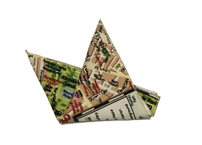 Gascoigne London Map Novelty Pocket Square