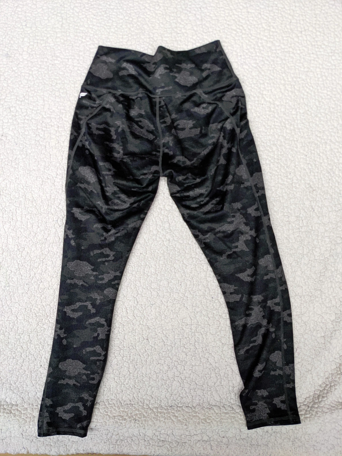 fabletics powerhold camo capri crop high waisted mesh leggings