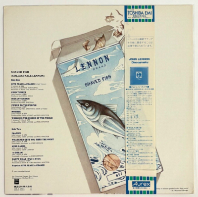 JOHN LENNON ~ SHAVED FISH ~ COLORED GREEN VINYL LP JAPAN LIMITED