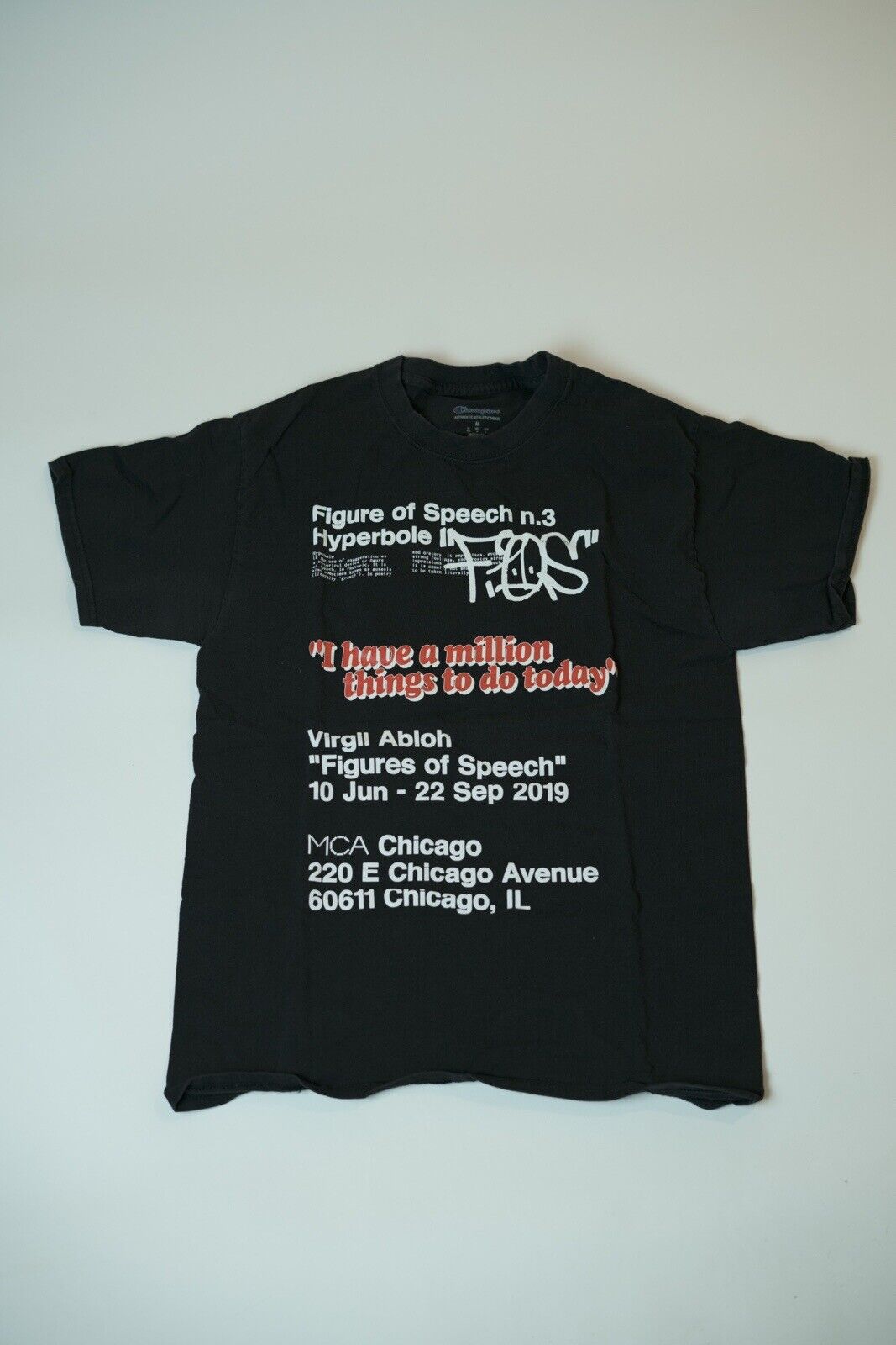 Virgil Abloh Figures of Speech MCA T-Shirts