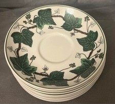 Vintage Wedgwood Napoleon Ivy Saucers Only - 8 Available