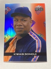 KWASI SONGUI 2024 Leaf Blue Mountain State Metal Legacy #BMB-11 RWB 7/10 (Y1)