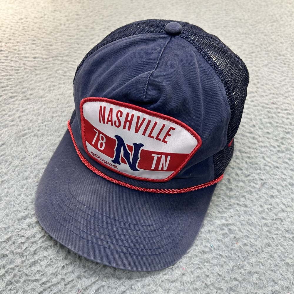 Nasville Sounds Patch Truckers Old School Hat Men Baseball Cap One Size OC Sport