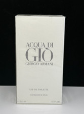 Giorgio Armani Acqua Di Gio Eau De Toilette Spray 6.7 oz New In Box