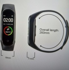 M4 Smart Watch Heart Rate Blood Pressure Monitor Fitness Tracker Bracelet USA