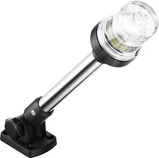 12 Inches Anchor Light Stern Light, White Navigation Lights for Boats LED Waterp