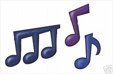 Musical Notes Wallies 12199