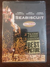 Seabiscuit: Brand New DVD, Tobey Maguire, Jeff Bridges, Chris Cooper, Free S&H