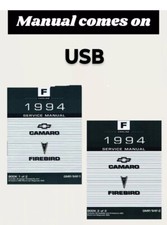 1994 Chevrolet Camaro Pontiac Firebird Shop Service Repair Manual Usb