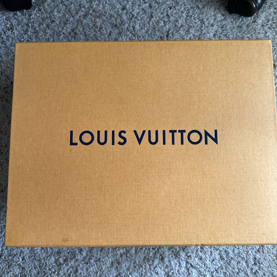 Authenticate Louis vuitton empty shoe box 14x11x6 drawer Type eBay