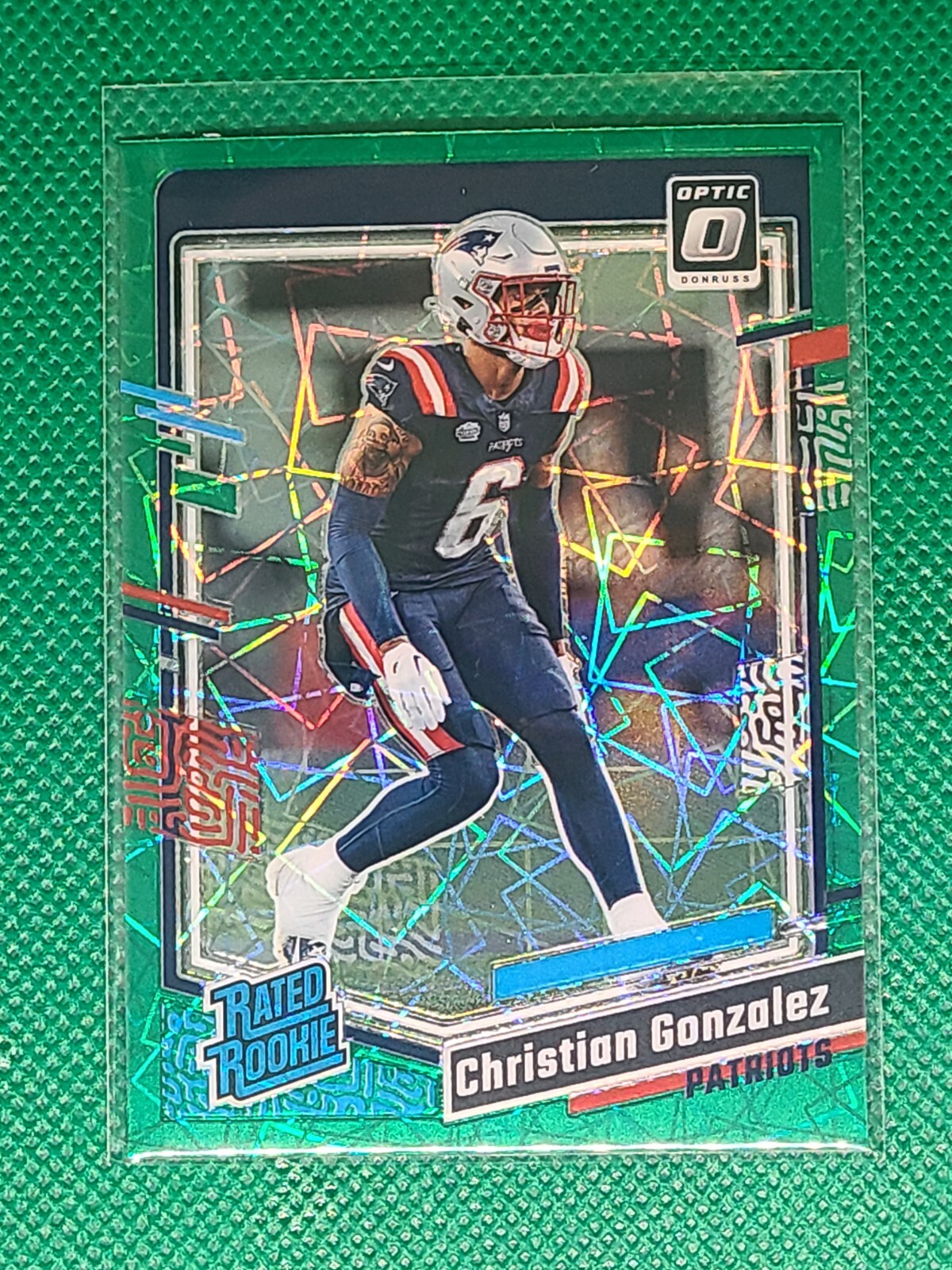 2023 Donruss Optic Christian Gonzalez #274 Green Velocity