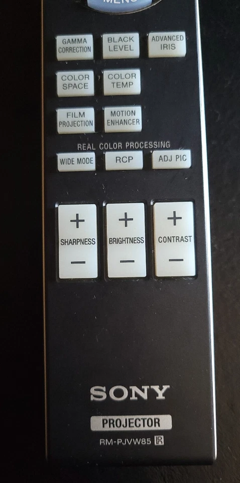 SONY Projector Remote Control RM-PJVW85 NO BATTERIES  - Image 2 of 4