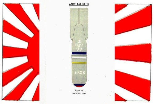 JAPANESE CHEMICAL AMMO,CD manual ORDNANCE MARKINGS COLOR,BOMB,SHELL,MORTAR WW2  - Picture 1 of 6