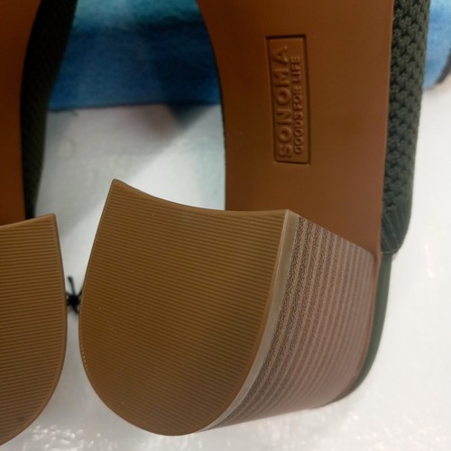 Sonoma Ortholite Eco Comfort Knit Sandal Basswood Heel Womens Size 11M Olive - Picture 20 of 23