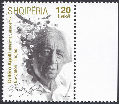ALBANIEN MNH 2016 - Dirtero Agolli Komplettsatz Michel Nr. 3540 - Neu ***