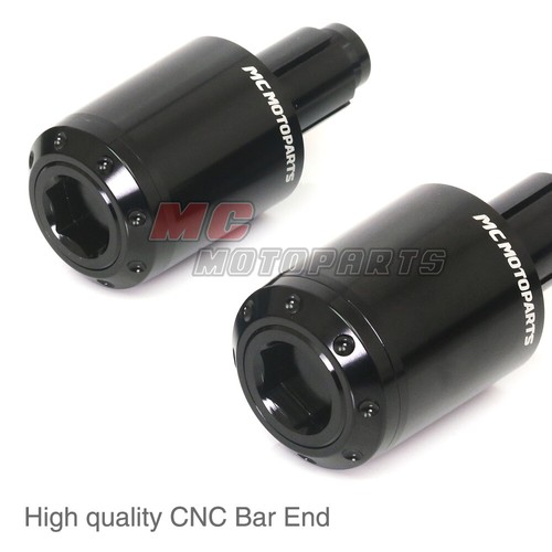 ATOM Black Bar End Cap Plugs For Yamaha T-MAX 530 ABS TMAX 15 16 - Foto 2 di 5