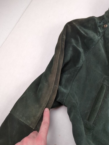 Vera Pelle Suede Jacket. Manufactured by Lavorazione Artigiana M Woman's Hooded  - Picture 4 of 13