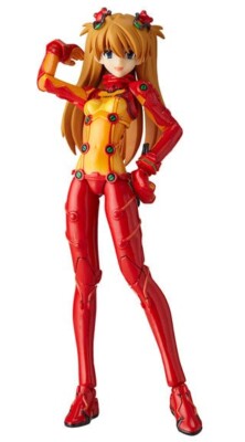 Kaiyodo Revoltech Fraulein Neo Genesis Evangelion Asuka Langley Plugsuit No.018
