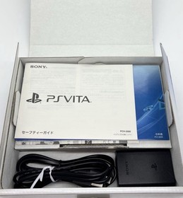 Mint PS Vita PCH-2000 Sony Console Black Boxed Tested