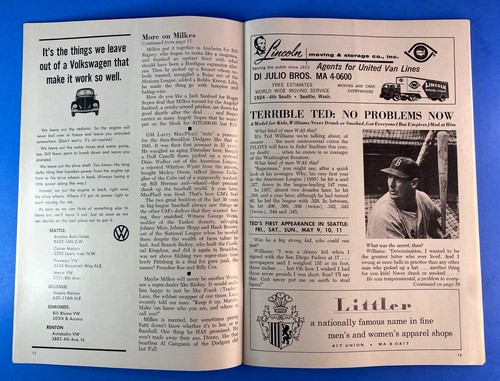 1969 Seattle Pilots Program / Scorecard - Opening Day/Weekend Chicago White Sox - Bild 3 von 7