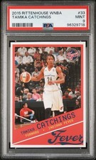 2015 Rittenhouse WNBA #33 Tamika Catchings PSA 9 Indiana Fever
