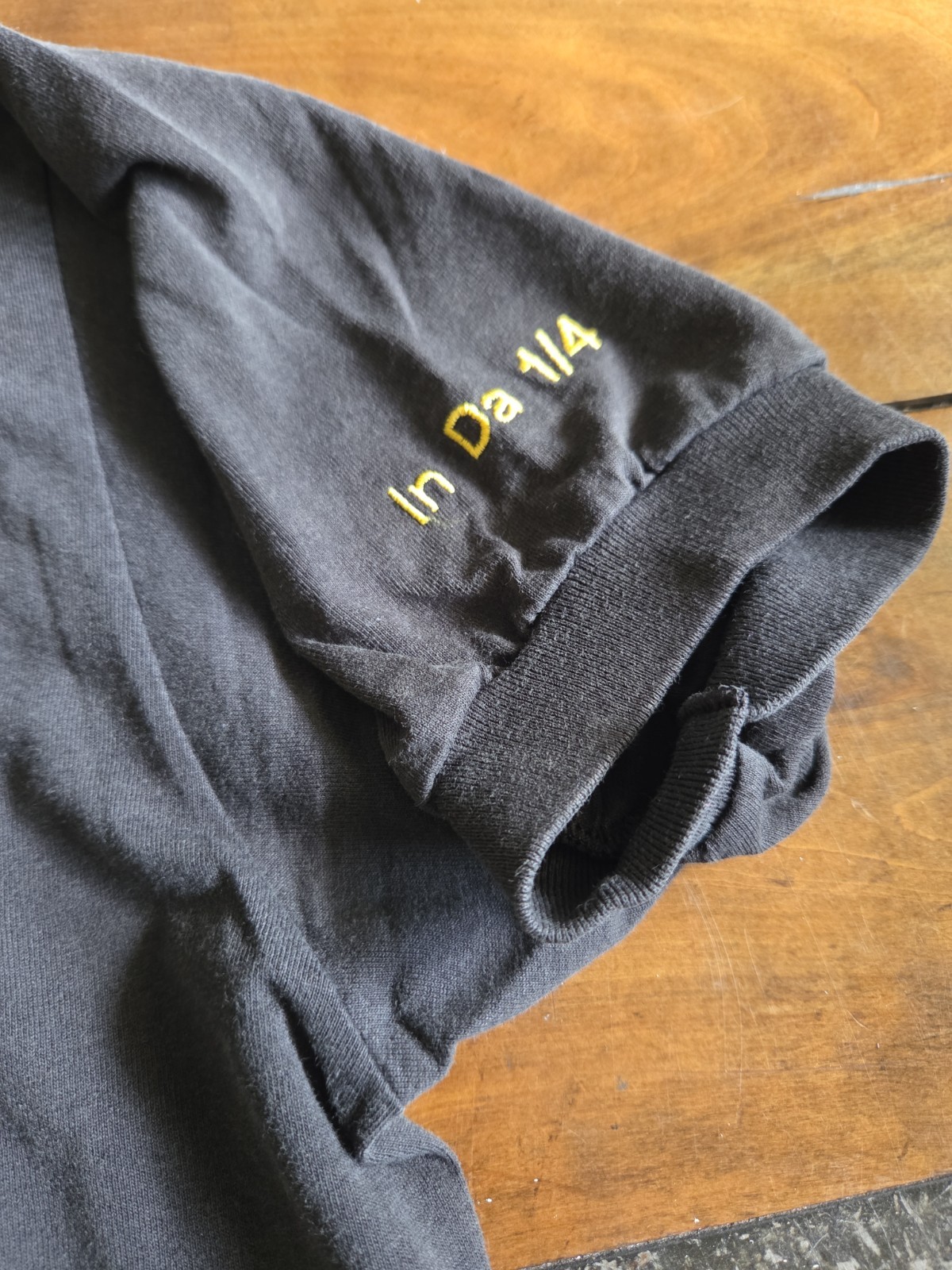 Vtg 90s Johnny Whites New Orleans Polo Shirt Mens XL Black Best Fruit of Loom image 4