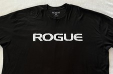 Rogue Fitness Shirt Mens 4XL Black Short Sleeve Gym Workout Training USA Made