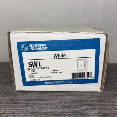 System Sensor SWL Fire Alarm Strobe Wall White
