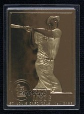 1995-2010 Danbury Mint 22K Gold Johnny Mize #15 HOF a8a